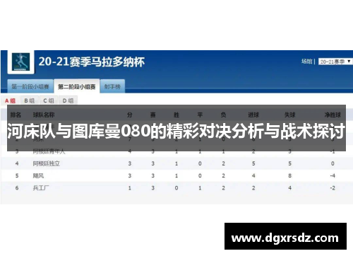 河床队与图库曼080的精彩对决分析与战术探讨